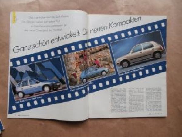 ADAC motorwelt 4/1993 Opel Corsa B vs.Micra vs. Clio,Renault Saf