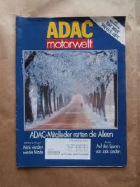 ADAC motorwelt 1/1992 BMW E1, Mazda 626, Fiat Cinquecento