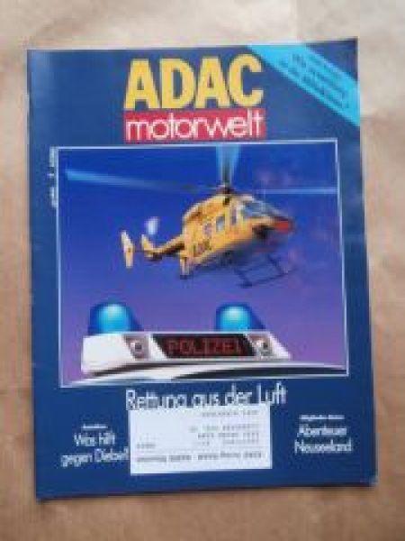 ADAC motorwelt 7/1993 Fiat Punto, Peugeot 205 Multi,Chrysler LeB