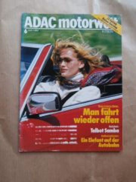 ADAC motorwelt 6/1982 Talbot Samba, Audi 80,Ford Taunus,