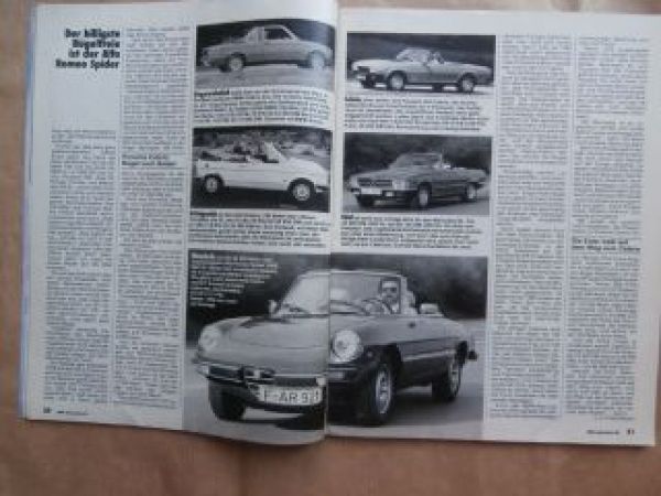 ADAC motorwelt 6/1982 Talbot Samba, Audi 80,Ford Taunus,