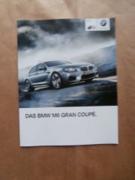 M6  Gran Coupé F06 März 2014 Prospekt +Individual