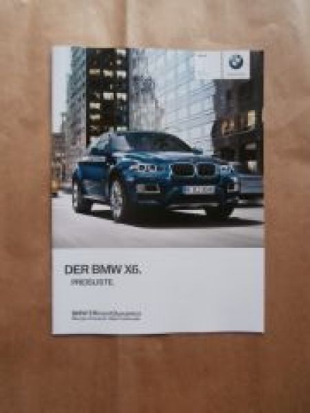 X6 xDrive35i 50i 30d 40d M50d E71 März 2014 NEU