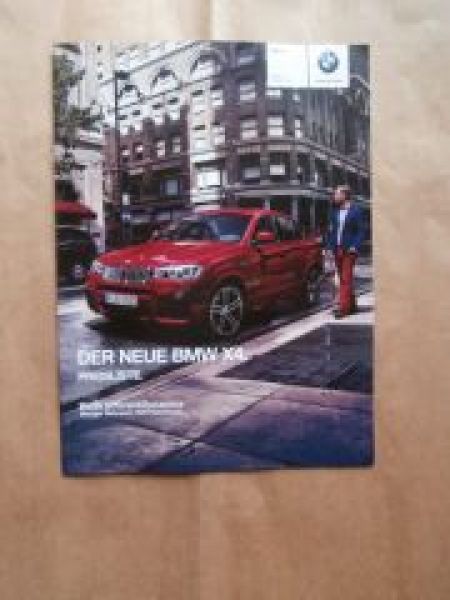 X4 xDrive20i 28i 35i 20d 30d 35d F26 August 2014 NEU