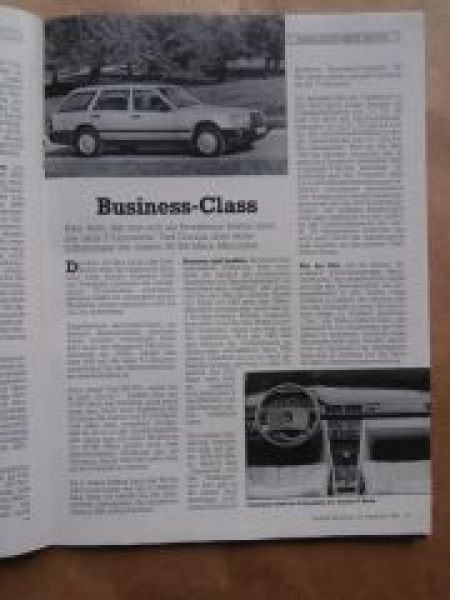 Verkehrs Rundschau 6/1986 Mercedes Benz 250TD W124,Titan,