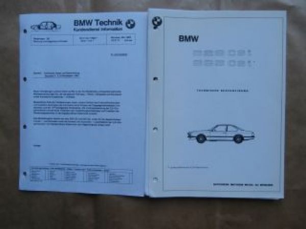 BMW 6/1 E24 628CSi +635CSi Technische Daten/Beschreibung
