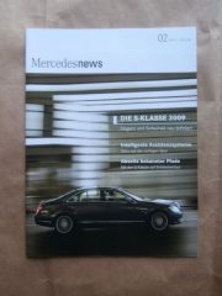 Mercedes news 2/2009 S-Klasse W221,C250 CDI BR240,G320CDI