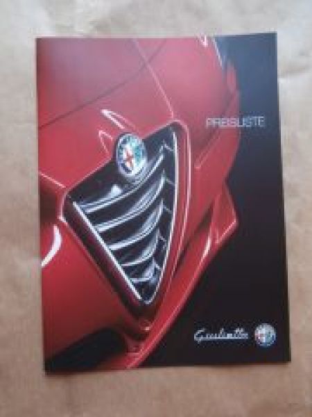 Alfa Romeo Giulietta Januar 2014 NEU