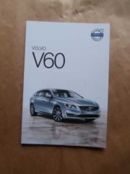 Volvo V60 T6 T5 D6 D5 D4 +AWD Prospekt 2013 NEU