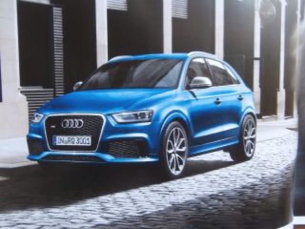 Audi RS Q3 Typ 8U Buch Prospekt April 2014 NEU