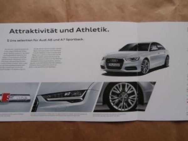 Audi A6 A7 Sportback S line selection +Businesspaket 5/2014 NEU