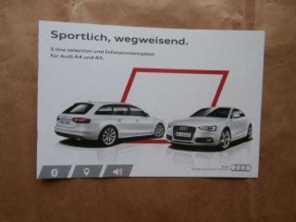 Audi A4 & A5 S line selection & Infotainmentpaket Juni 2014