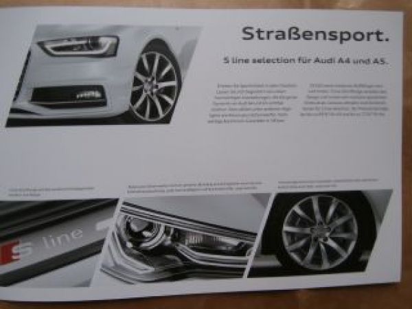 Audi A4 & A5 S line selection & Infotainmentpaket Juni 2014
