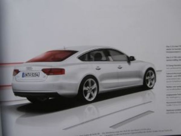 Audi A5 Sportback +S5 +S line +Exclusive April 2014 NEU