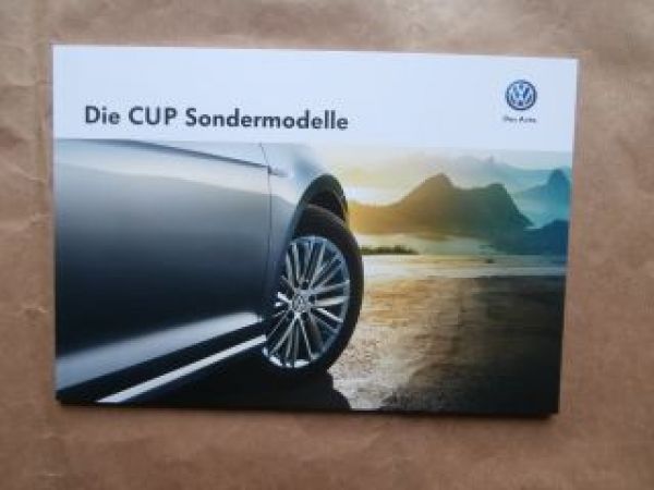 VW Cup Sondermodelle up! Golf7 Beetle Touran Tiguan Eos Caddy T5