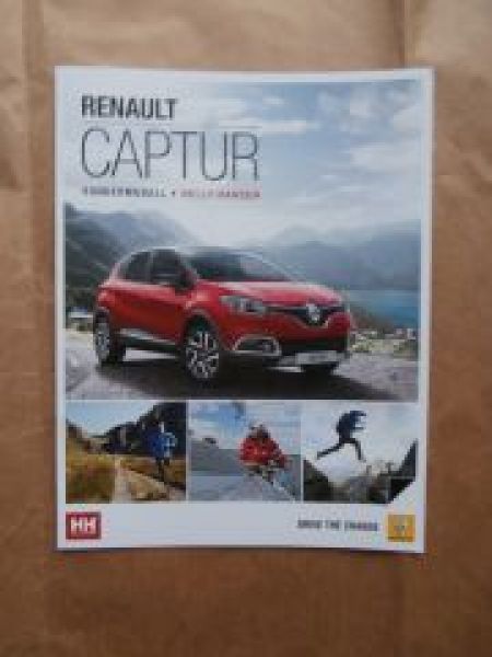 Renault Captur Helly Hansen Sonderprospekt April 2014 NEU
