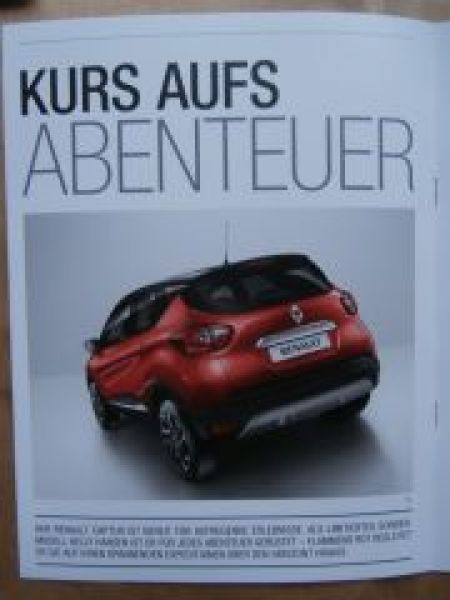 Renault Captur Helly Hansen Sonderprospekt April 2014 NEU