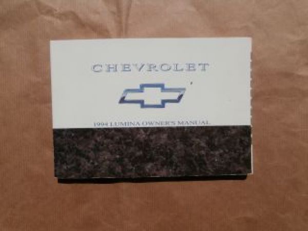 Chevrolet Lumina Owner´s Manual 1994