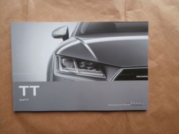 Audi TT Coupé Typ 8S +S Line +Zubehör Juli 2014 NEU