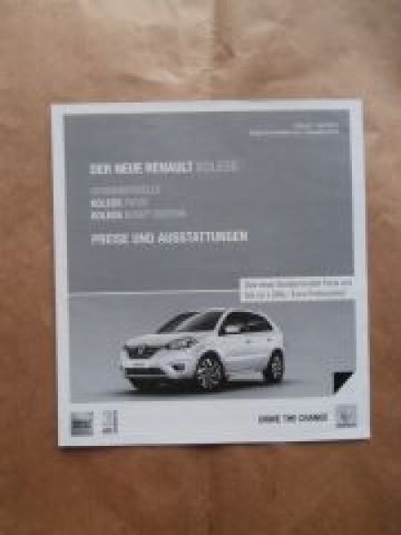 Renault Koleos +Paris +Bose Edition 1.April 2014