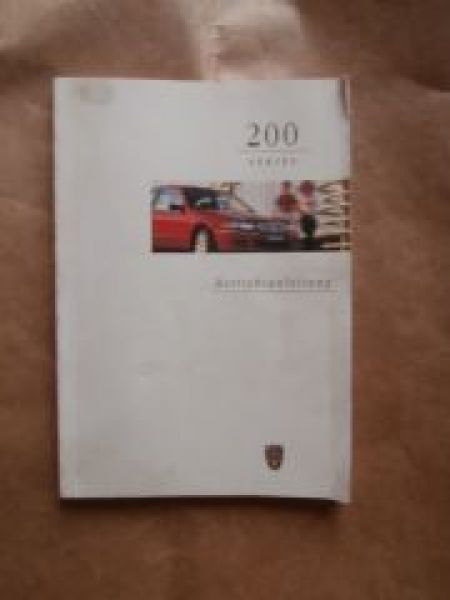 Rover Series 200 Betriebsanleitung Typ RF Bordbuch