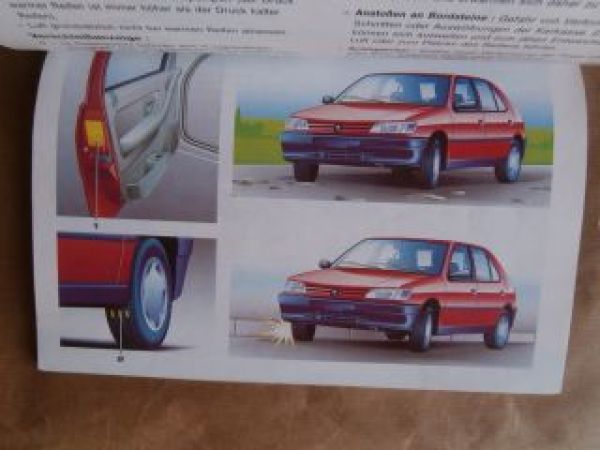 Peugeot Handbuch 306 Bedienung & Wartung ca.1993