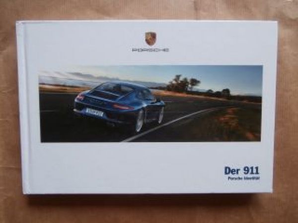Porsche 911 Carrera +Cabriolet Typ 991 Buch Prospekt März 2014