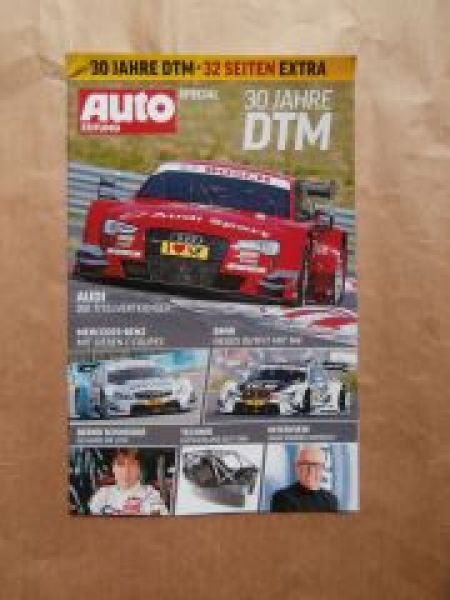 Auto Zeitung Special 30 Jahre DTM Audi Mercedes,BMW M4