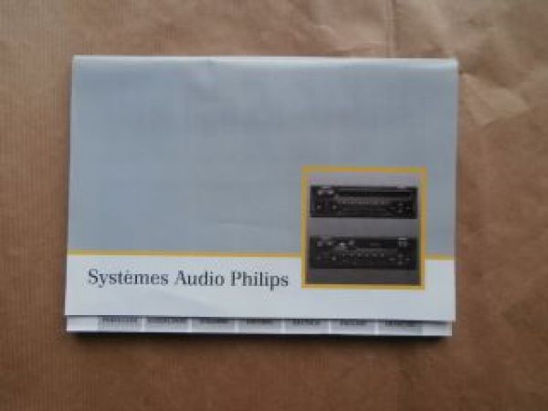 Renault Audio Philips Radioanleitung September 1998