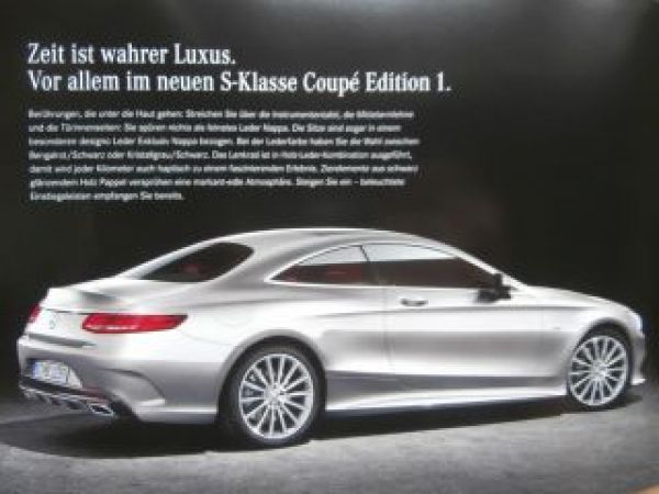 Mercedes Benz S-Klasse Coupé Edition1 C117 7.April 2014