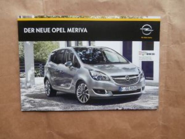 Opel Meriva B +Edition +Color Edition Oktober 2013 +Preisliste