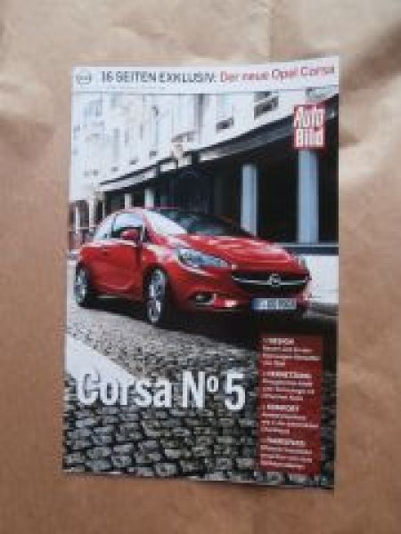 Auto Bild Opel Corsa E Sonderdruck No.5