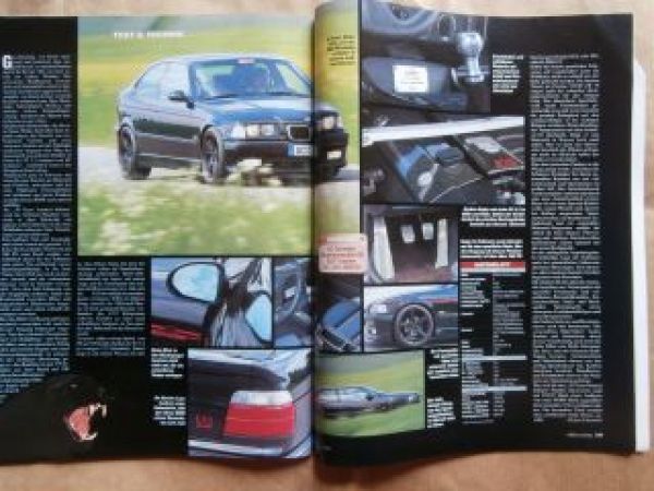 rallye racing 7/1997 AC Scnitzer S3 3.2 compact E36/5,Audi A3 1.