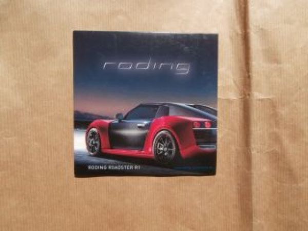 Roding Roadster R1 DVD CD-Rom 2014 NEU