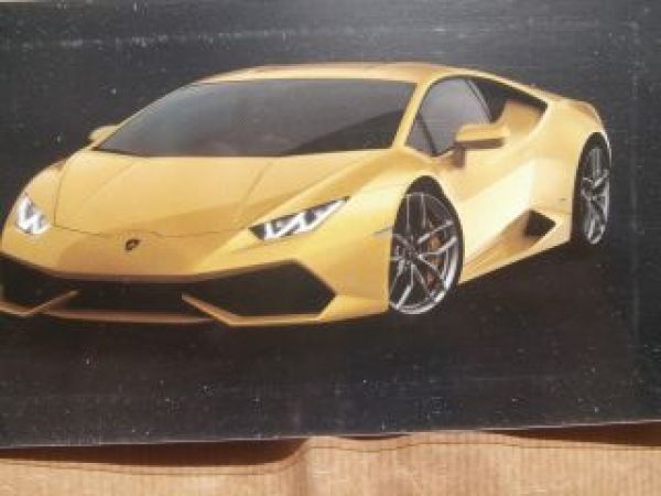 Lamborghini Huracán Flyer Prospekt Englisch Rarität