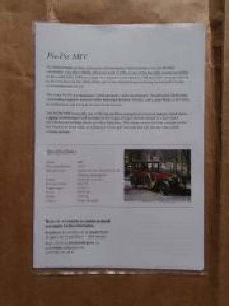 Pic-Pic MIV Coupé Gangloff 1914 Oldtimer