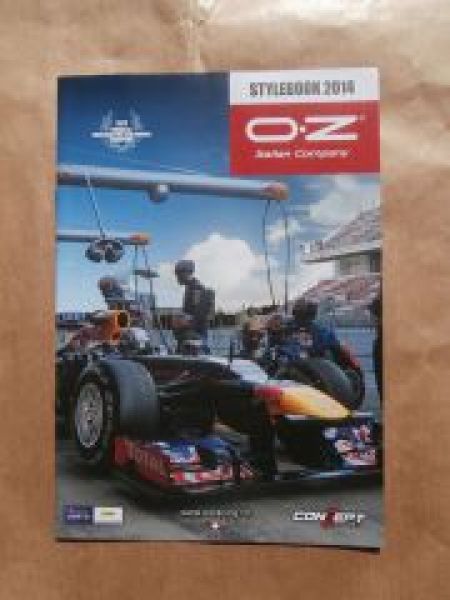 OZ Racing Stylebook 2014 Felgen Prospekt NEU Schweiz