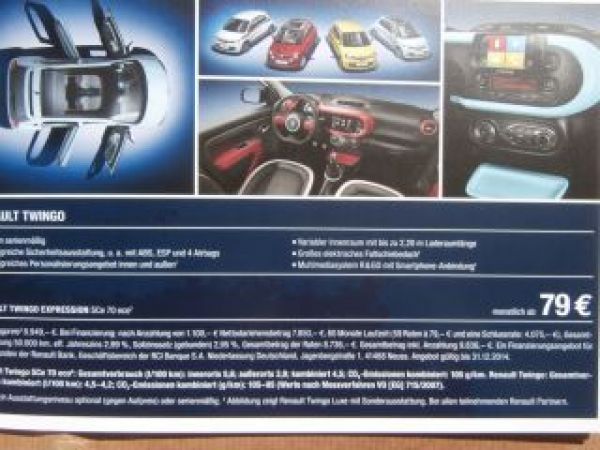 Renault Twingo +Mégane +Scenic +Laguna +Koleos +Kangoo Limited