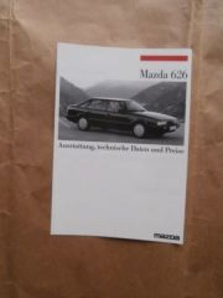 Mazda 626 Preisliste Januar 1986