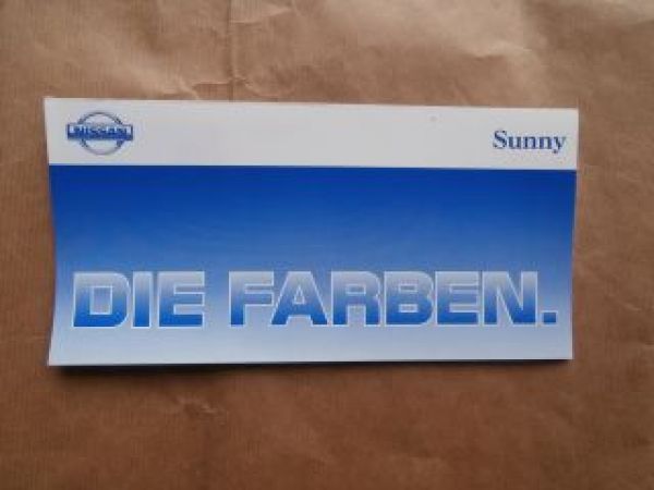 Nissan Sunny Farbliste Juni 1993