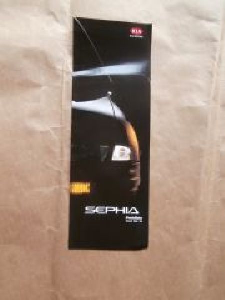 Kia Sephia Preisliste 1.6SLX 1.6GTX Oktober 1993