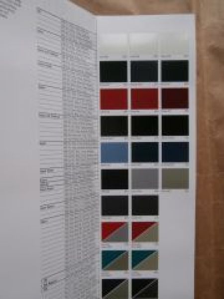 Mitsubishi Farben/Innenausstattung September 1993