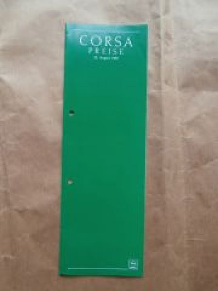 Opel Corsa A +GSi 22.August 1988