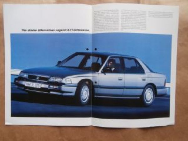 Honda Legend V6 2.7i Sonderprospekt Rarität