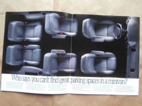 Oldsmobile 1990 Silhouette Brochure Katalog Prospekt USA