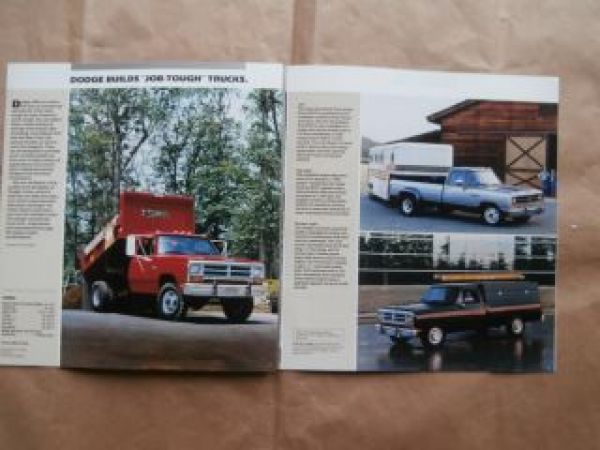 Dodge Comercial Vehicles 1990 D150-D350,W150-W350