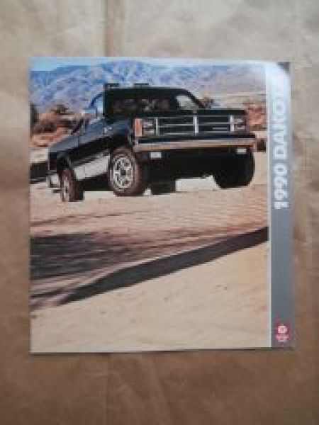 Dodge 1990 Dakota Pick Up Club Cab Sport September 1989
