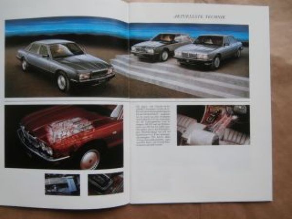 Jaguar XJ6 Sovereign Daimler XJ-S Deutscher Prospekt