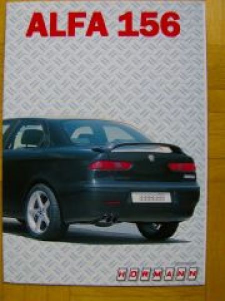 Alfa Romeo 156 Hörmann motorsport Prospekt+Preisliste