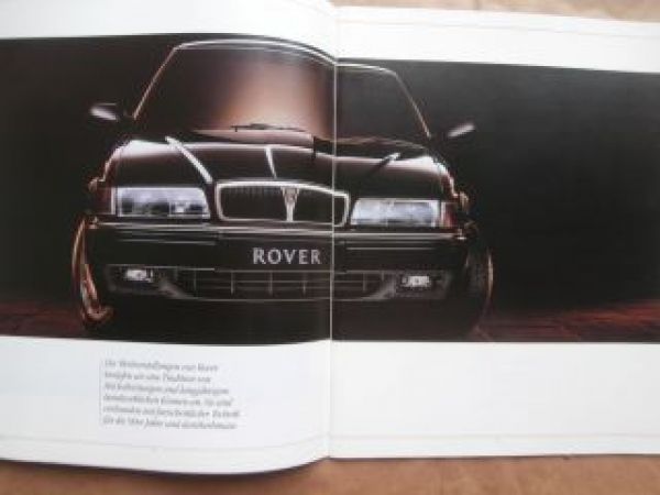 Rover Serie 800 820i 820Si 827Si März 1992 Großformat